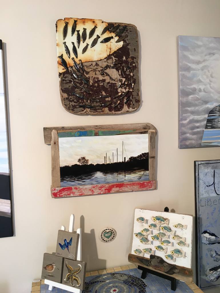 Original Abstract Expressionism Animal Sculpture by Lesley Allan