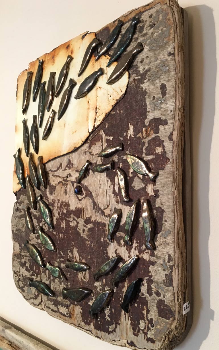 Original Abstract Expressionism Animal Sculpture by Lesley Allan