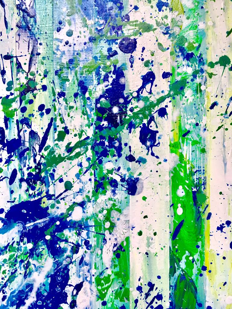 Original Abstract Painting by Lesley Allan