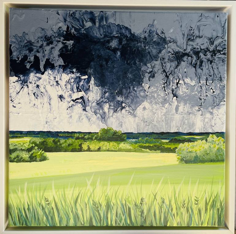 Print of Abstract Expressionism Nature Paintings by Lesley Allan