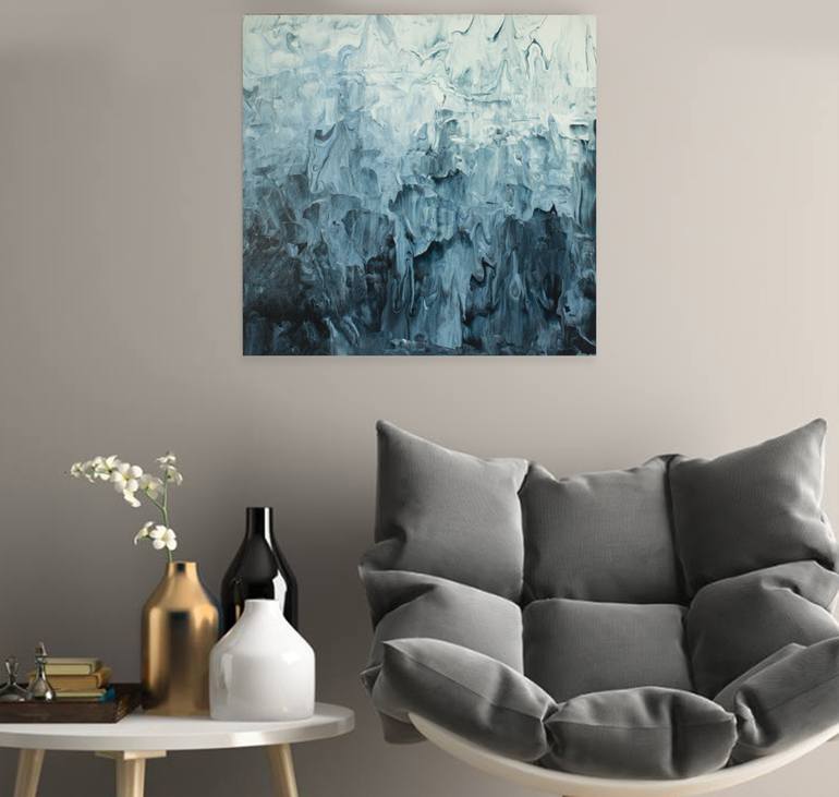 Original Abstract Expressionism Abstract Painting by Larisa Siverina