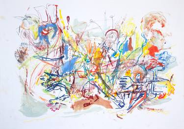 Original Abstract Drawings by Armand Brac