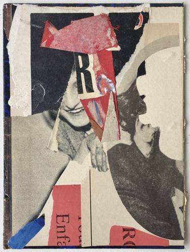 Original Cubism Men Collage by Armand Brac