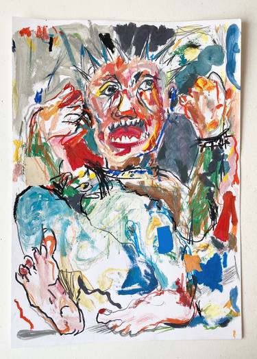 Original Abstract Expressionism Popular culture Drawings by Armand Brac