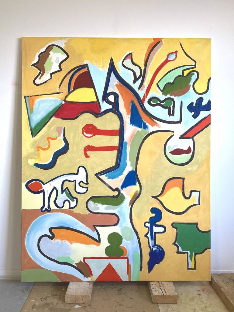 Original Abstract Painting by Armand Brac