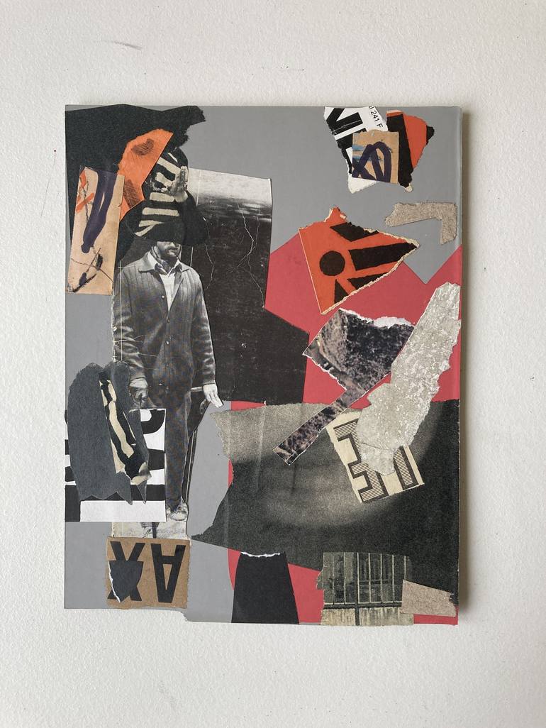 Original Men Collage by Armand Brac