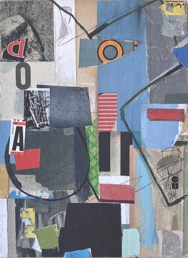 Original Contemporary Abstract Collage by Armand Brac