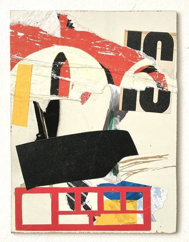 Original Abstract Typography Collage by Armand Brac