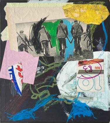 Original Abstract Men Collage by Armand Brac