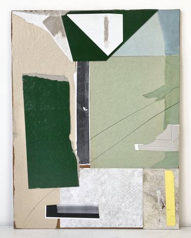 Original Bauhaus Abstract Collage by Armand Brac