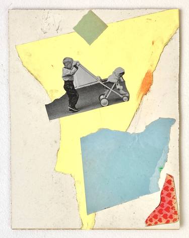 Original Children Collage by Armand Brac