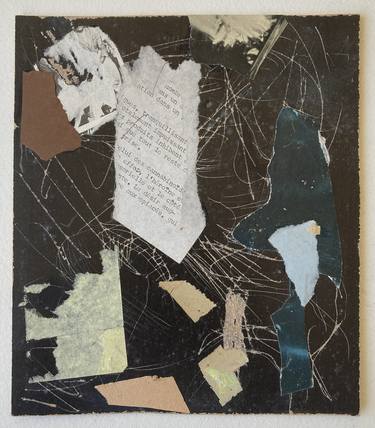 Original Abstract Collage by Armand Brac