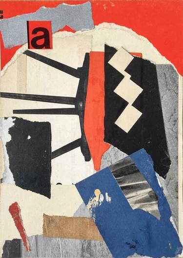 Original Abstract Architecture Collage by Armand Brac
