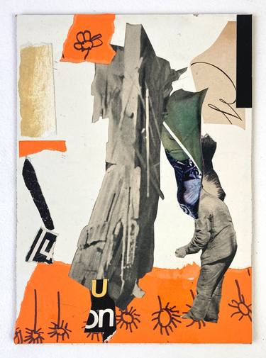 Original Abstract Men Collage by Armand Brac
