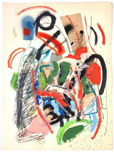 Original Abstract Expressionism Abstract Painting by Armand Brac