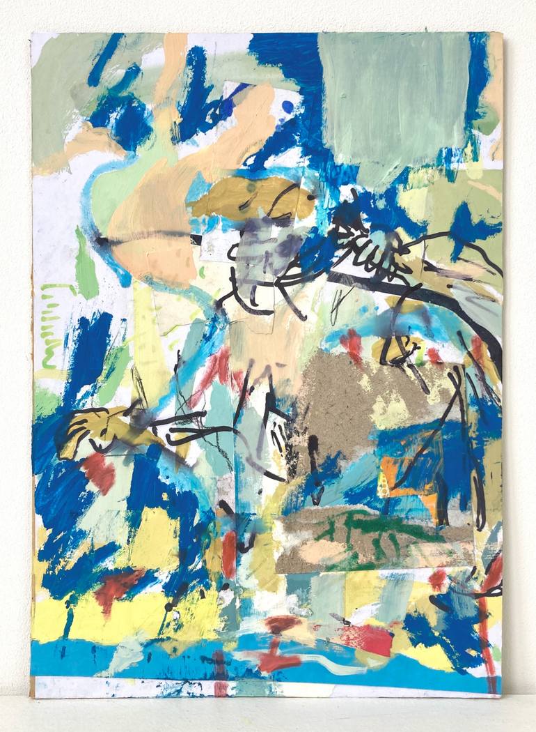 Original Abstract Expressionism Abstract Painting by Armand Brac