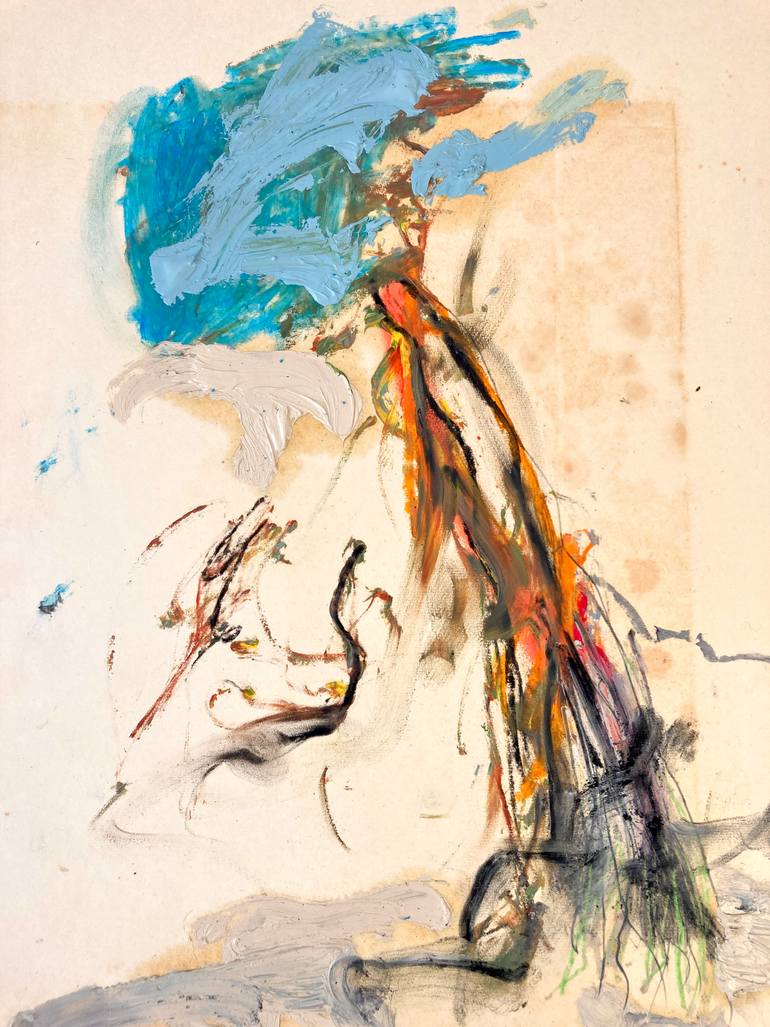 Original Abstract Expressionism Abstract Painting by Armand Brac