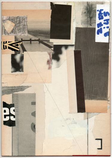 Original Abstract Architecture Collage by Armand Brac