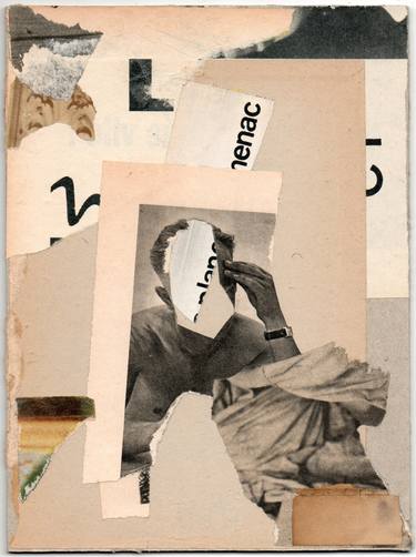 Original Mortality Collage by Armand Brac