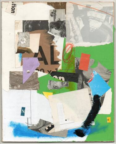 Original Abstract Children Collage by Armand Brac