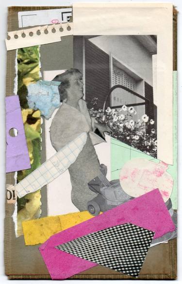 Original Abstract Popular culture Collage by Armand Brac