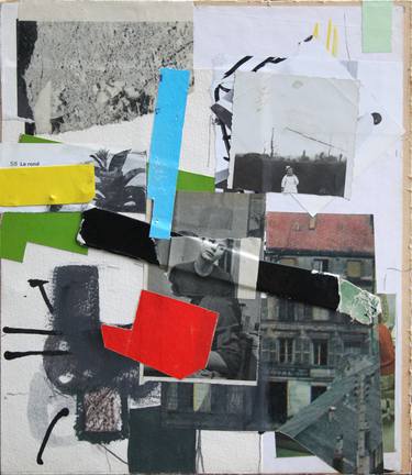 Original Abstract People Collage by Armand Brac