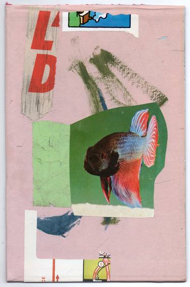 Original Abstract Animal Collage by Armand Brac