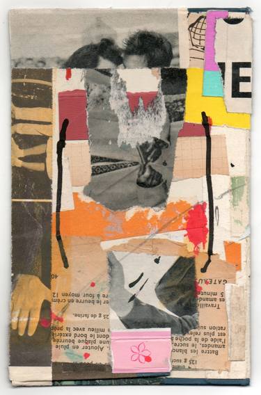 Original Abstract Love Collage by Armand Brac