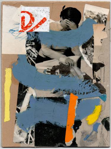 Original Abstract People Collage by Armand Brac