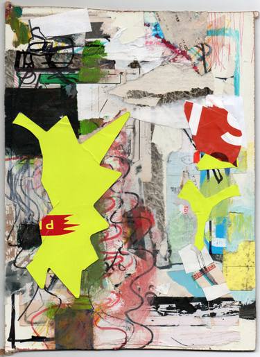 Original Abstract Collage by Armand Brac