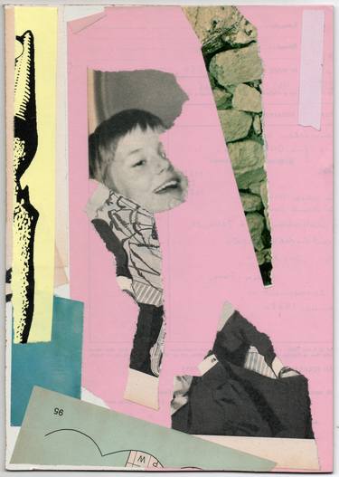 Original Abstract Children Collage by Armand Brac