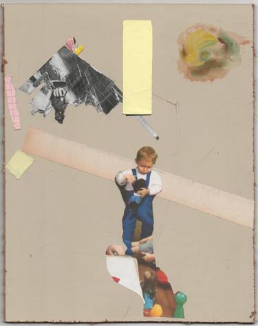 Original Abstract Children Collage by Armand Brac