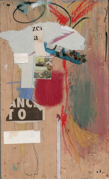 Original Abstract Popular culture Collage by Armand Brac