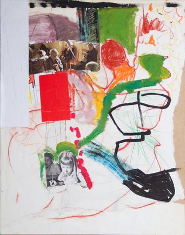 Original Abstract Women Collage by Armand Brac