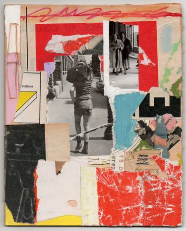 Original Abstract People Collage by Armand Brac