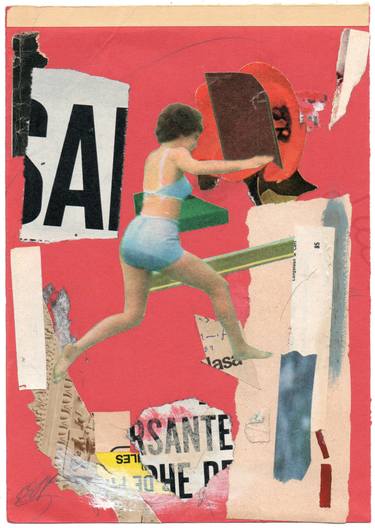 Original Women Collage by Armand Brac