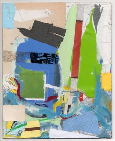 Original Abstract Collage by Armand Brac