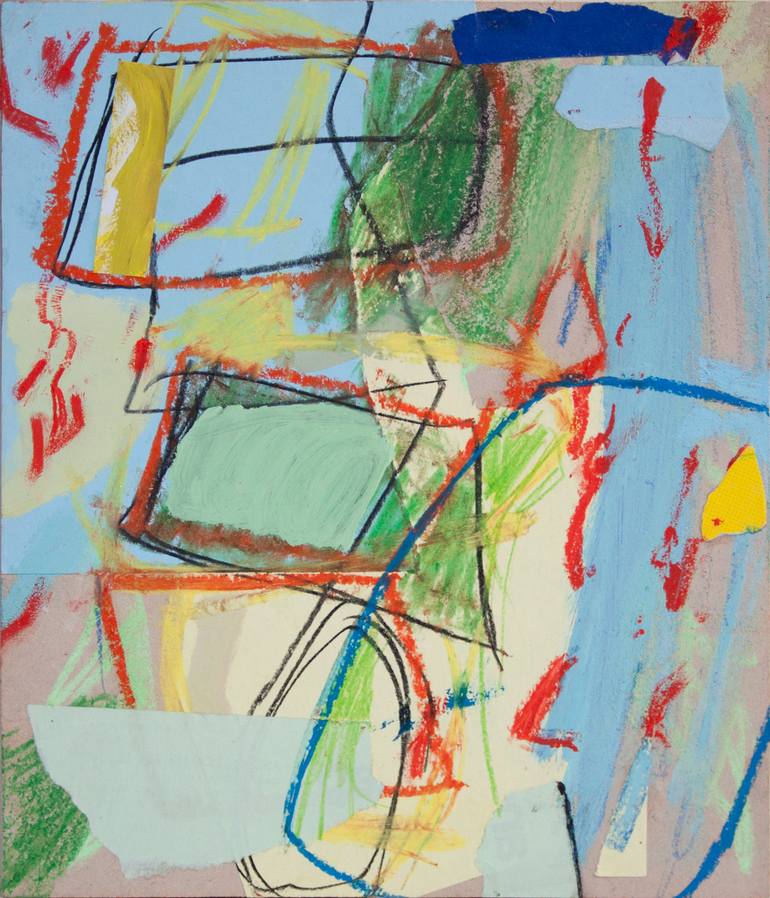 Original Abstract Expressionism Abstract Painting by Armand Brac