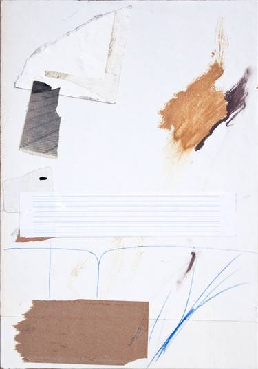 Original Abstract Collage by Armand Brac