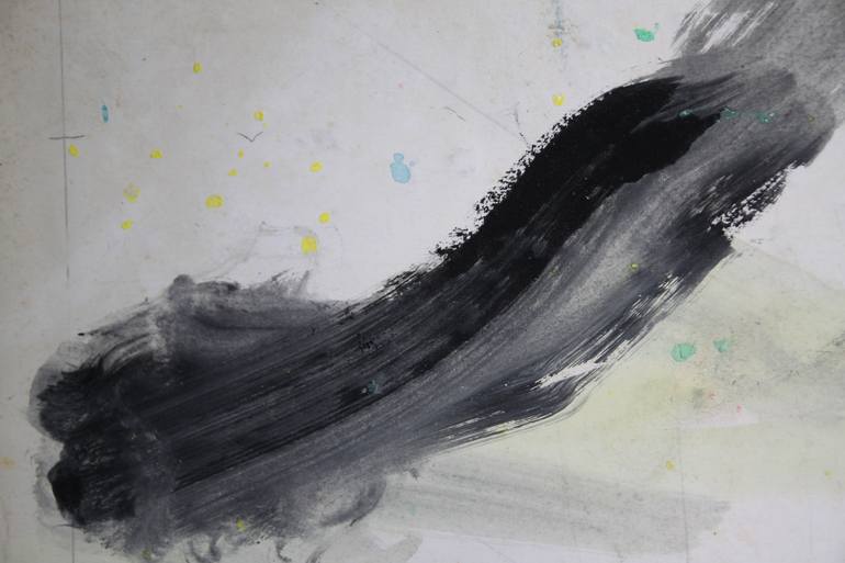 Original Abstract Expressionism Abstract Collage by Armand Brac