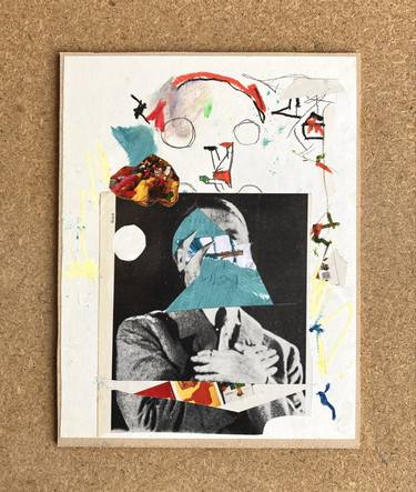 Original Abstract Men Collage by Armand Brac