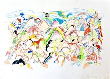 Original Abstract Nature Drawings by Armand Brac