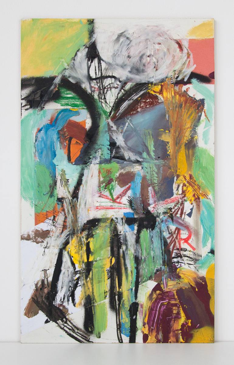 Original Abstract Expressionism Abstract Painting by Armand Brac