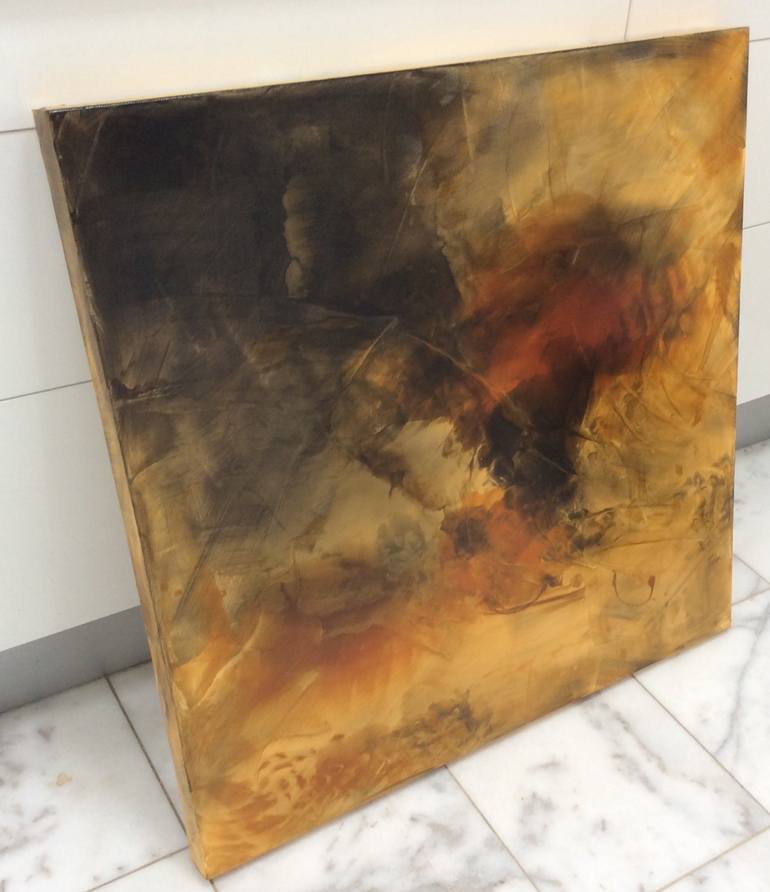Original Art Deco Abstract Painting by Amy Salisbury