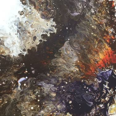 Original Abstract Outer Space Paintings by Amy Salisbury