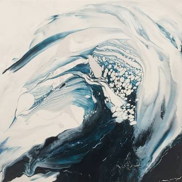Print of Abstract Water Paintings by Amy Salisbury
