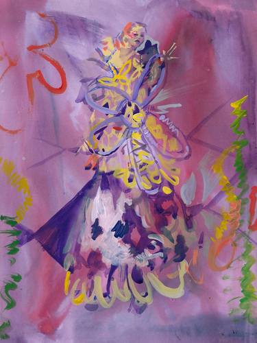 Original Expressionism Fantasy Paintings by Betty Southerland