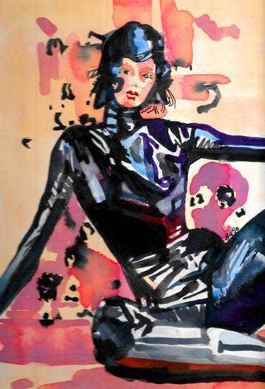 Print of Figurative Fashion Paintings by Betty Southerland