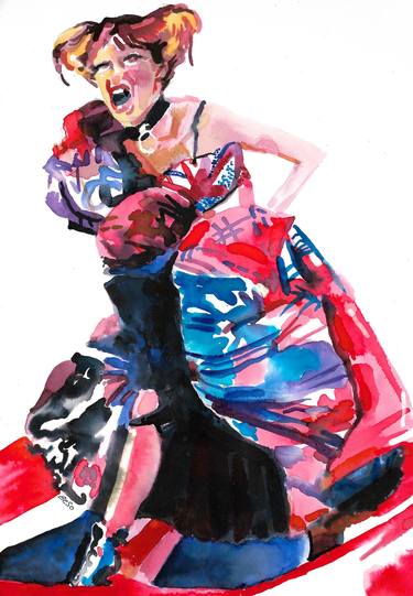 Print of Figurative Fashion Paintings by Betty Southerland