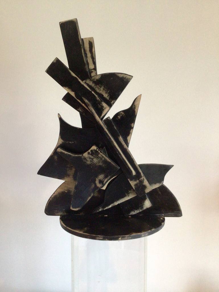 Original Bauhaus Abstract Sculpture by David Chevtaikin